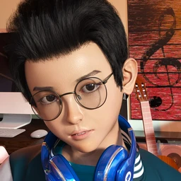 Kin Character and dForce Kin Hair for Genesis 8 Males