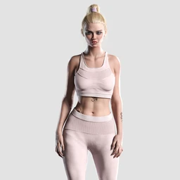 Knit Sports Outfit for Genesis 8 Females