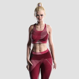 Knit Sports Outfit Textures