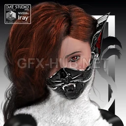 Kotomask for Genesis 3 and 8 Females