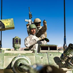 Light Armored Vehicle Poses for Genesis 8