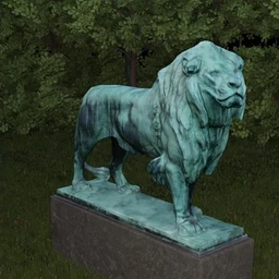 Lion Statue HD-Christmas Freebie