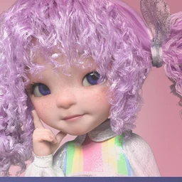 Make A Face Expressions for Bugga Boo for Genesis 8 Female