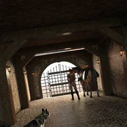 Medieval Hallway