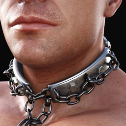 Metal Choker for Genesis 8 Males