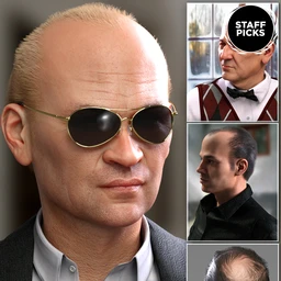 Mr Banks Hair Layers for Genesis 8 Male