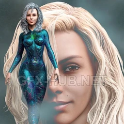 MR Nya and Bodysuit for Genesis 8 Female