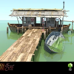 MS17 Swamp Boat for DAZ