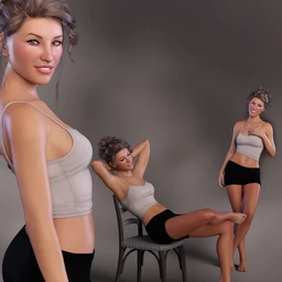 Naturally Poses for Genesis 8.1 Female