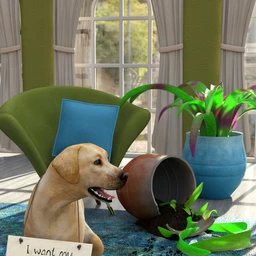 Naughty Dog Props and Poses for Daz Dog 8