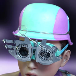 Neon Steam Punk Hats for Genesis 8