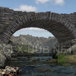 Nerd3D Stone Bridge