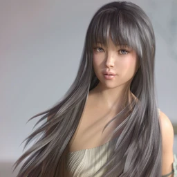 Neve Hair for Genesis 3 and 8 Females