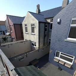 Northern Terrace Street Rear Yards and Alleyway