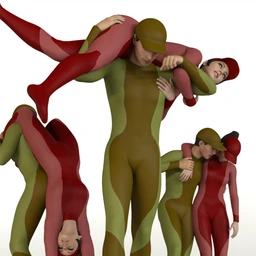 People Carrying People Volume 2 for Genesis 8