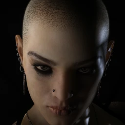 Phx Aer HD, Hair and Accessories for Genesis 8 Females