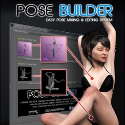 Pose Builder for Genesis, Genesis 2 Female(s) & Genesis 2 Male(s)