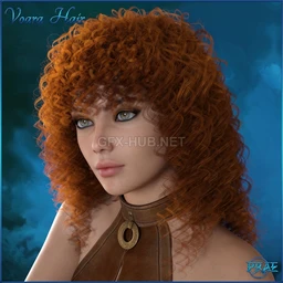 Prae-Voara Hair For G3G8 Daz