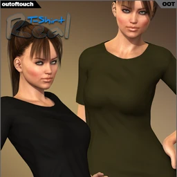 Real T-Shirt for Genesis 2 Female(s)