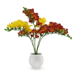 花卉模型合集,牵牛花,玫瑰,蝴蝶兰,水仙花,菊花,玻璃花瓶,陶瓷花瓶,花樽,君子兰等花模型20个