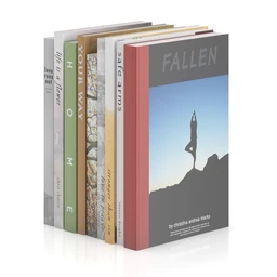 各类书箱合集,书本模型合集共20个