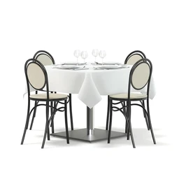 餐厅家具模型,餐厅桌椅,双人桌椅,吧台,组合桌椅,餐台,等模型46个