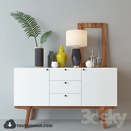 现代柜子模型,电视柜,长柜,木柜等模型