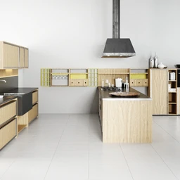 厨房场景,厨柜,厨房物品,厨房设备等模型合集