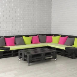 室内家具,沙发,茶几,大床,木桌,木凳,木架等模型32个