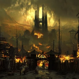 野蛮人部落模型,木屋模型,部落风格模型,野蛮风格建筑模型,非洲原始建筑模型