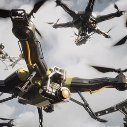 无人机模型,无人机部件,无人机零件模型,旋翼,螺旋桨,航拍无人机模型