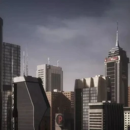 摩天大楼模型,现在城市高楼大厦模型