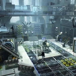 秘密实验室模型,生化基地模型,高科技实验室,实验设备,实验机械,实验物品等模型