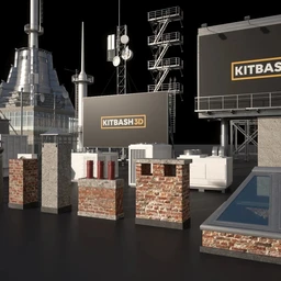 室外天线,信号塔模型,广告牌模型,水塔模型,卫星天线模型,烟囱模型,空调外机模型