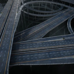 高速公路模型,道路模型,交通标志,广告牌模型,立交桥,高架桥模型,弯道,坡道,环路模型