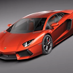 超级跑车模型,兰博基尼,Lamborghini Aventador LP700-4模型,max,obj,fbx