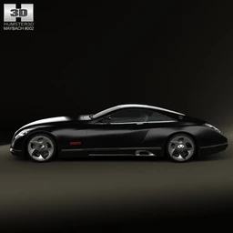 迈巴赫exelero跑车模型,迈巴赫汽车模型,obj,max,3ds