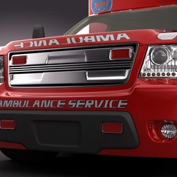 美国高精度急救车模型,美式救护车模型