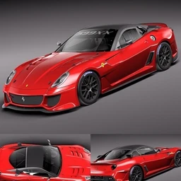 法拉利599XX跑车模型