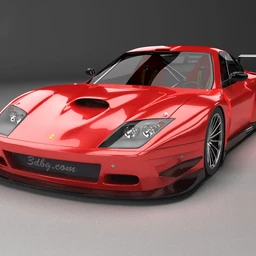 法拉利575GTC跑车模型,法拉利赛车模型