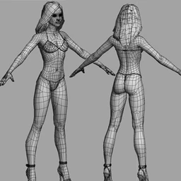 漂亮女孩模型,Masha模型