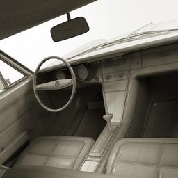 别克Riviera 1963款汽车模型,别克老款汽车模型