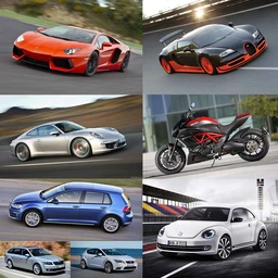 6款品牌汽车模型