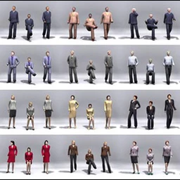人物模型合集,3dmax