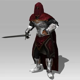 骑士模型,fbx,u3d等格式