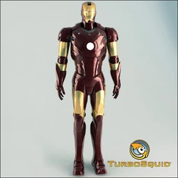 钢铁侠模型,带绑定,max,obj格式