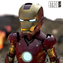 小型钢铁侠模型,钢铁侠孩子模型,max格式