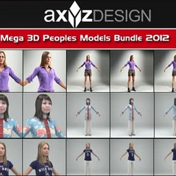 3D人物模型合集