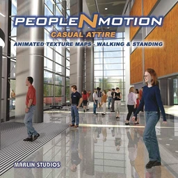 图书馆场景,人物模型合集