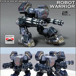 机器人战士,重炮手模型
